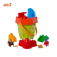 اسباب بازی سطل دریای قلعه کامل (درب دار) زرین تویز مدل E12